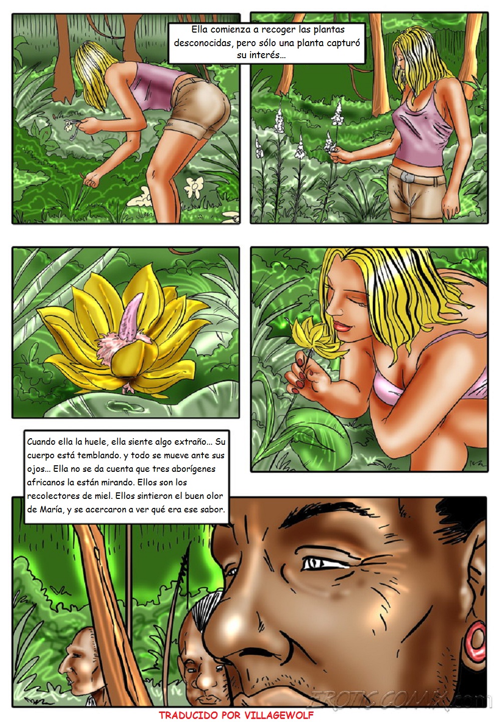 Порно комикс в лесу фото 45