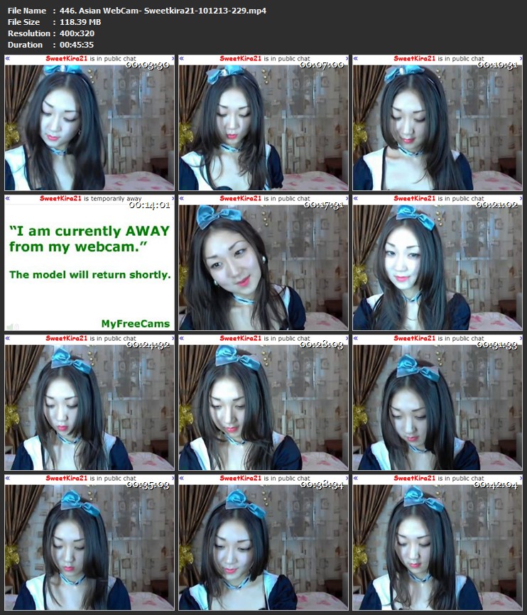 Webcam asian casting outdoor