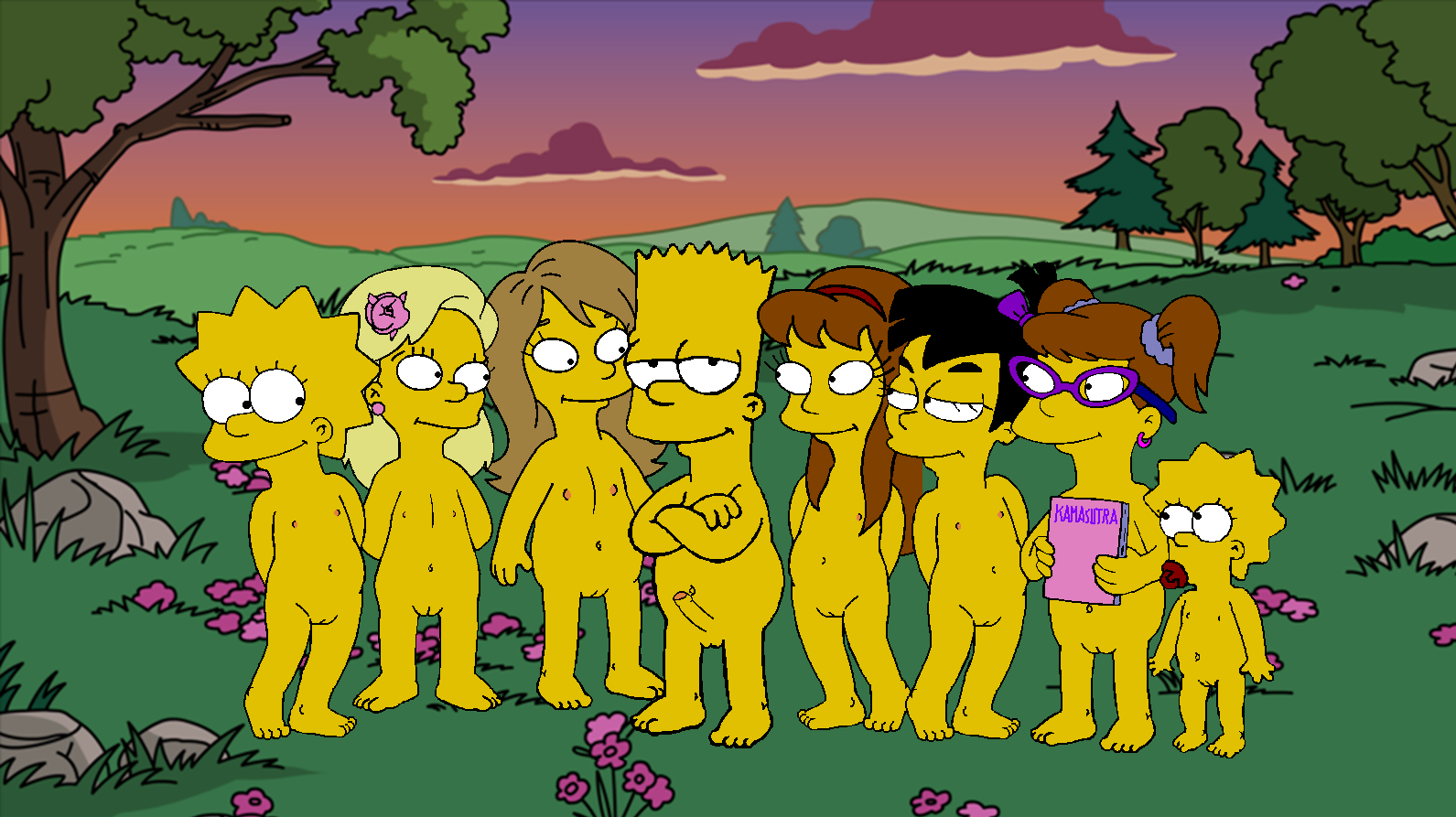 Free naked visa of the simpsons.