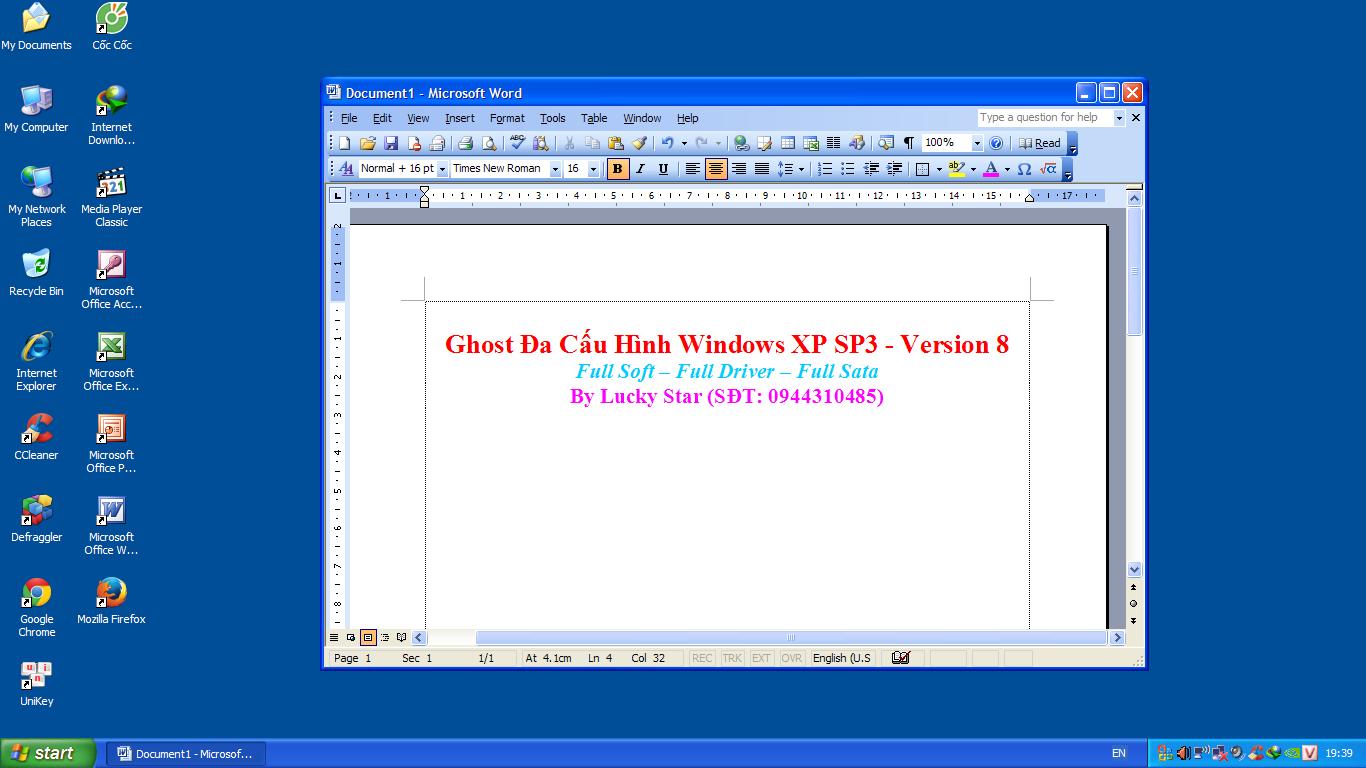 Windows Xp Sp3 Ghost With All Drivers