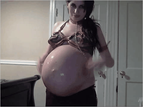 82.1 MB. clips4sale.com Pregnant Slave Princess Leia - baby oil belly tease...