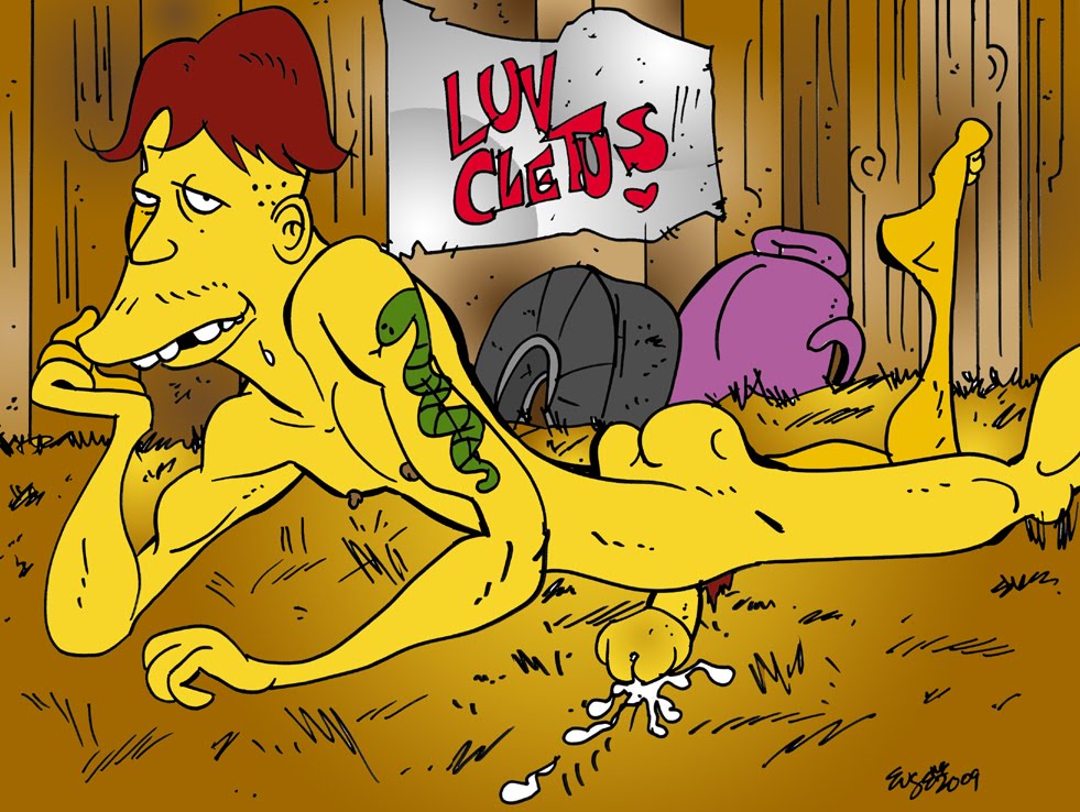Imagen porno de los Simpson hentai en el que podemos encontrar uno delos pe...