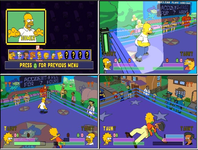 The Simpsons Wrestling Ps1 Iso