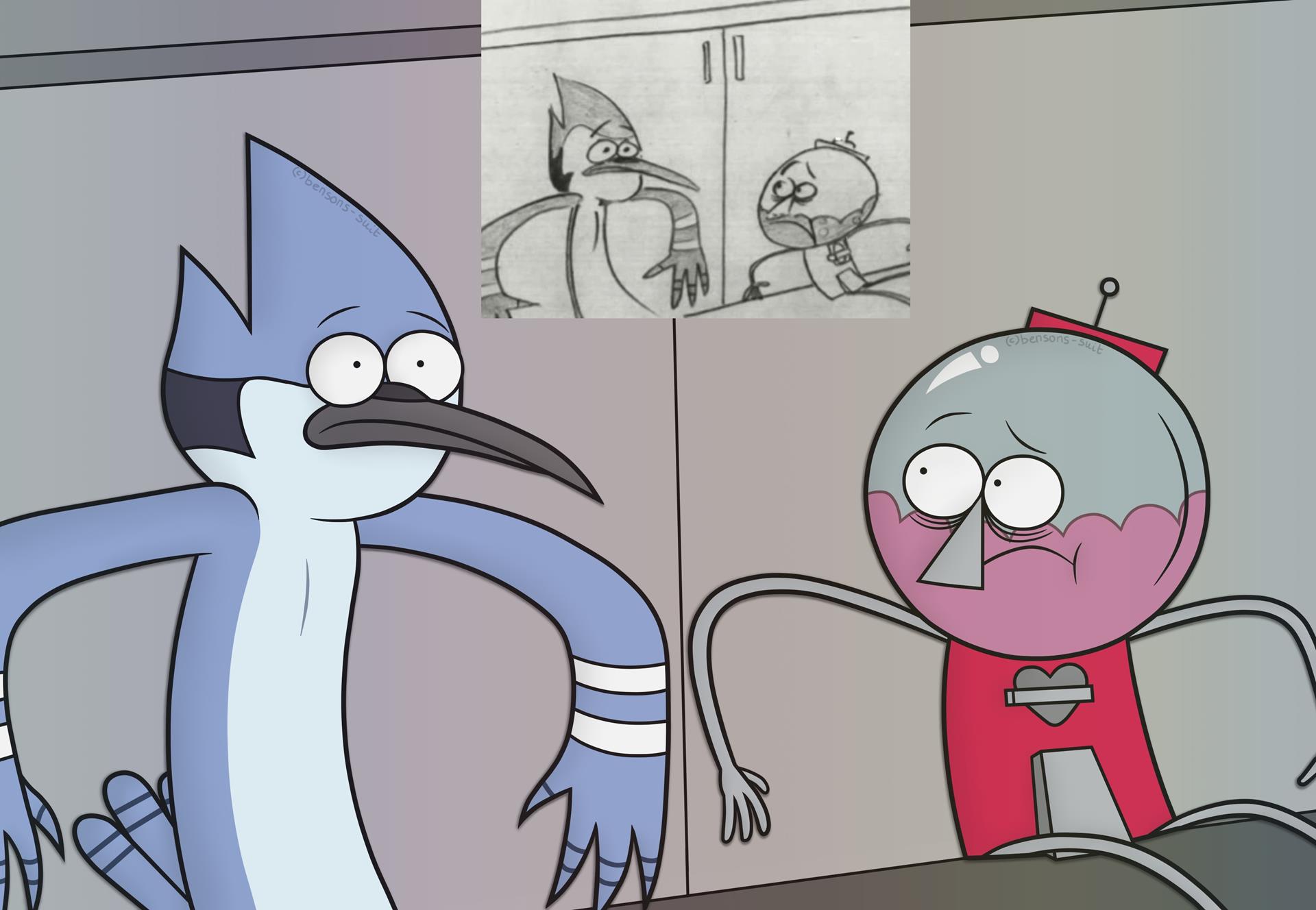 Get awesome Regular Show HD images in each new Chrome tab! 